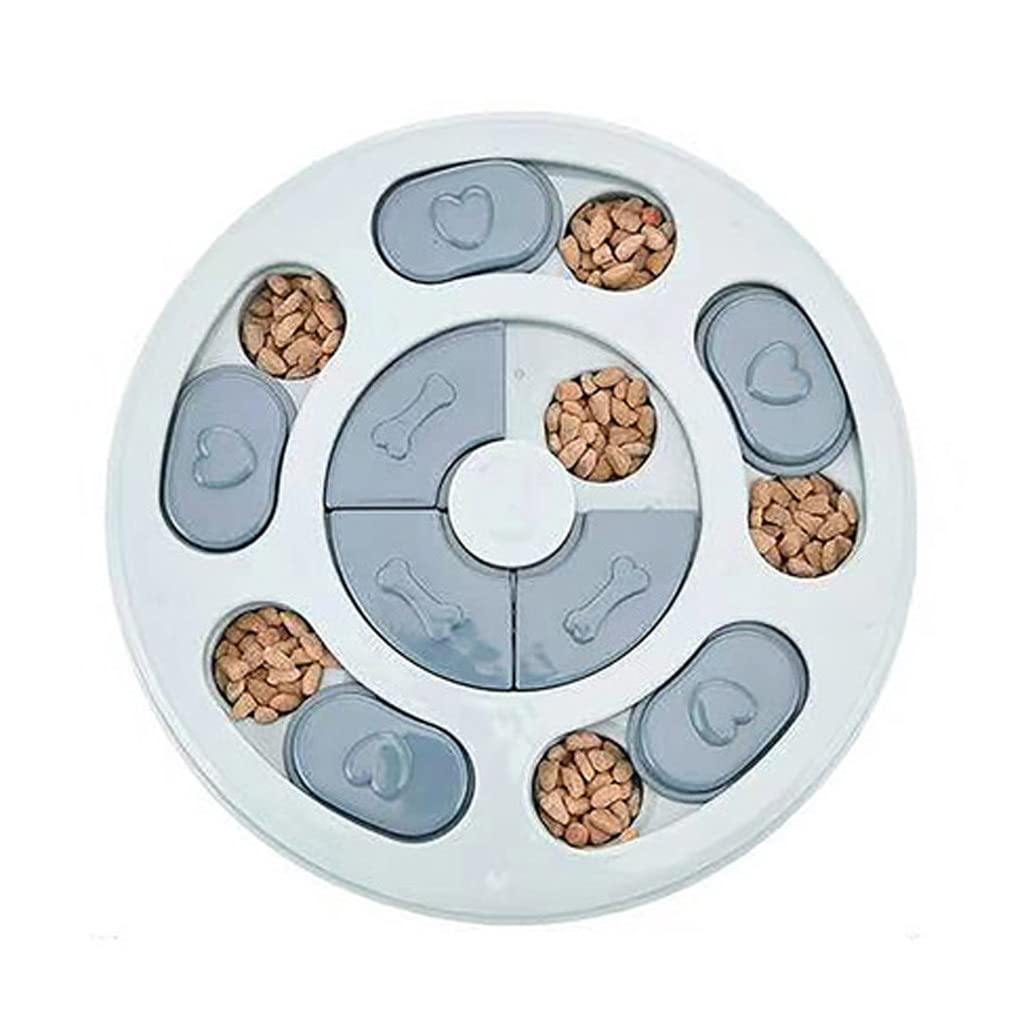 Interactive Dog Slow Feeder Puzzle Bowl & Treat Dispenser