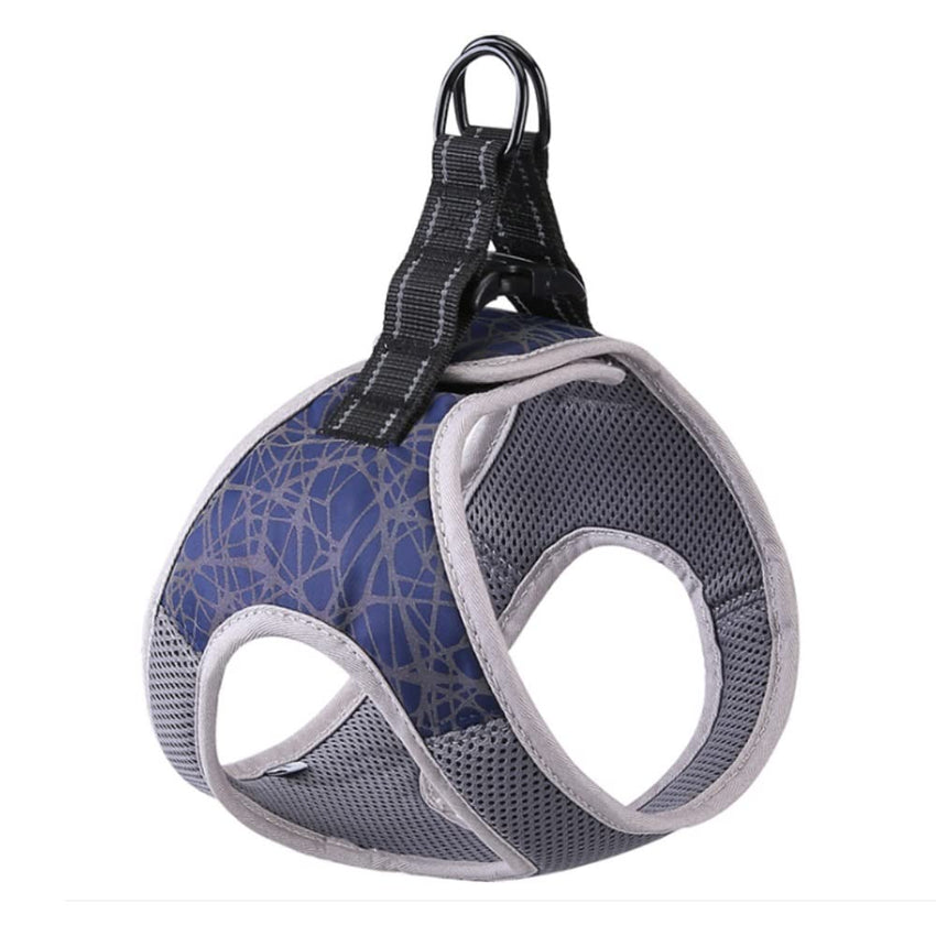 XJPWZER Reflective No-Pull Nylon Harness for Small Dogs