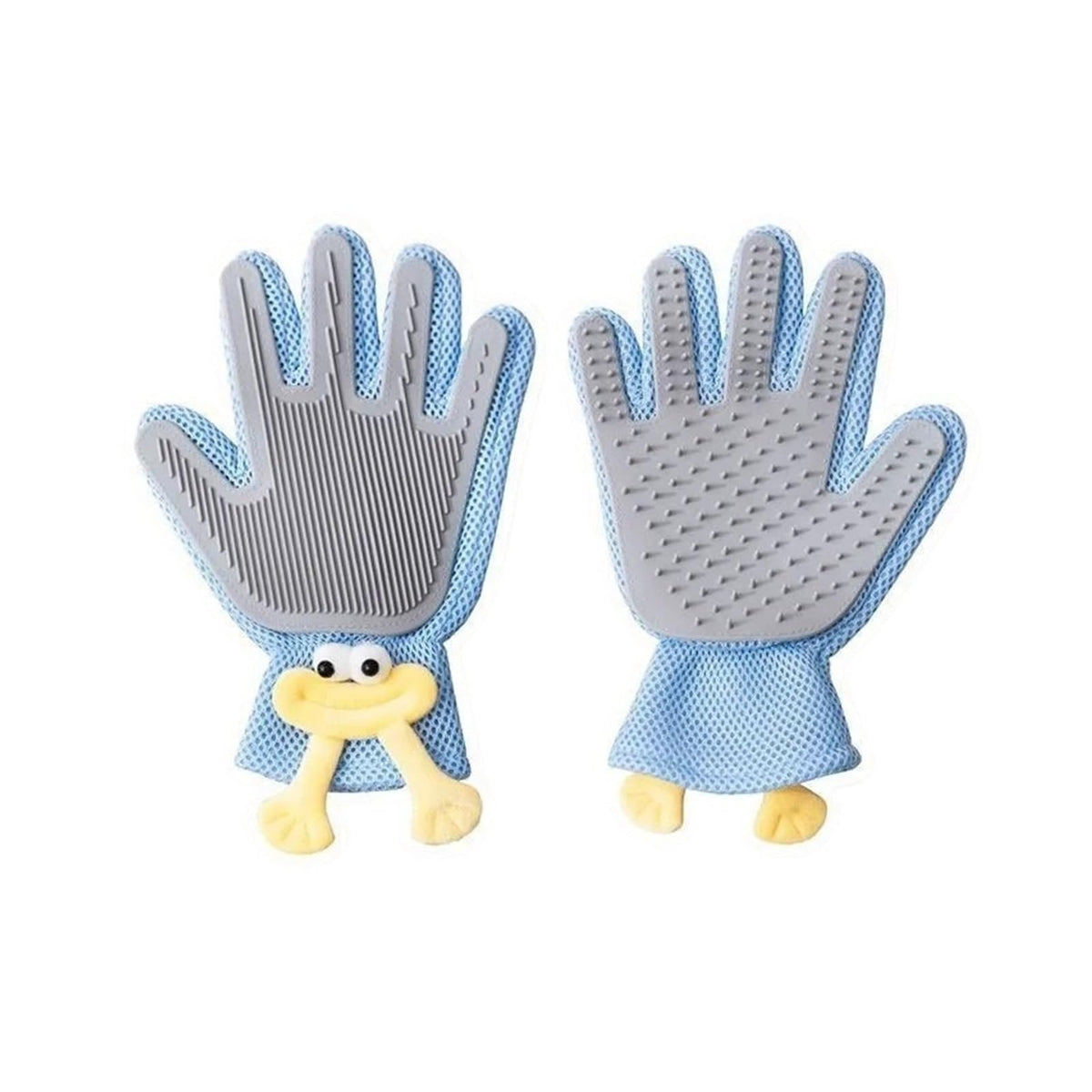Silicone Grooming Gloves & Massage Comb for Long-Haired Cats
