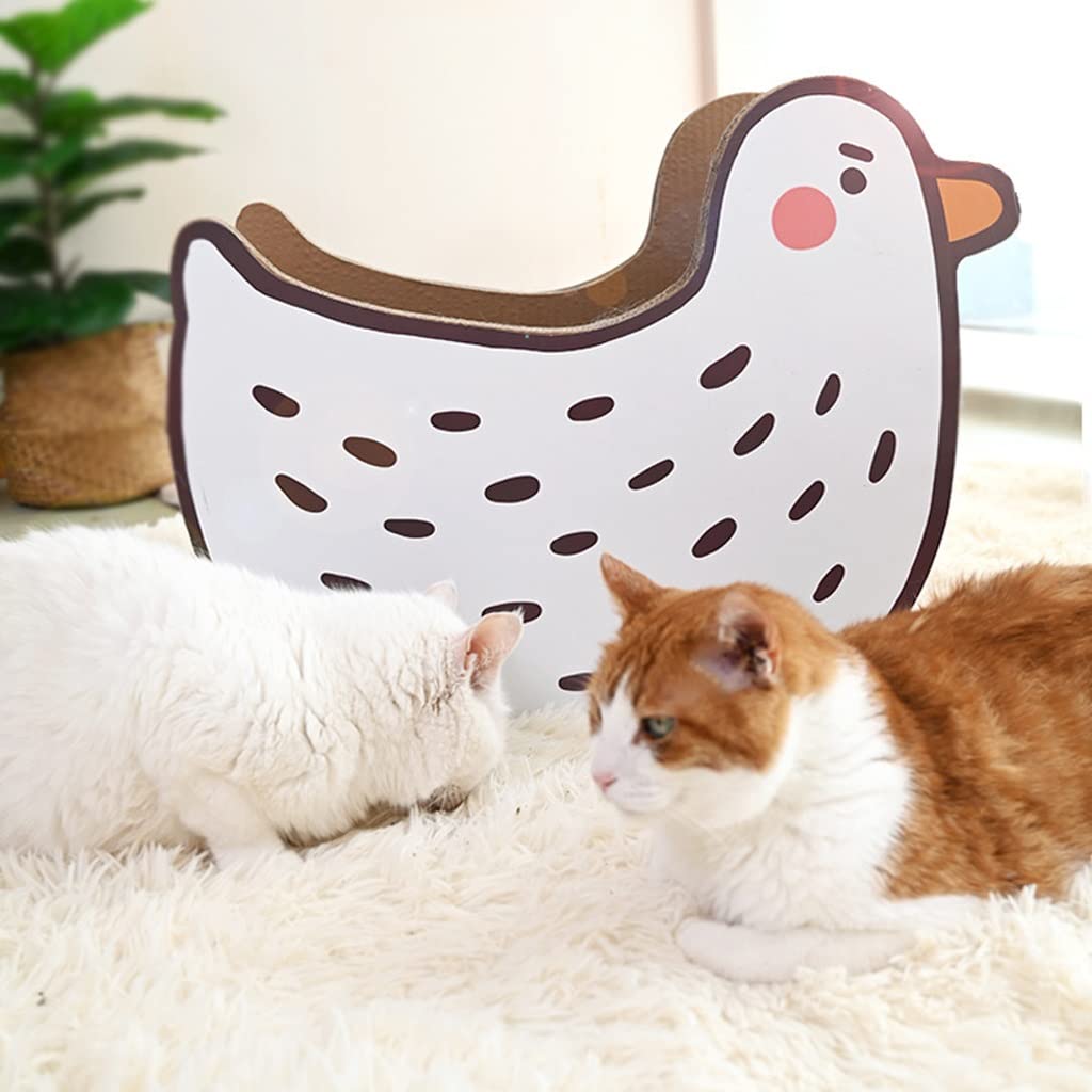 2-in-1 Recyclable Corrugated Cardboard Cat Scratcher Lounge