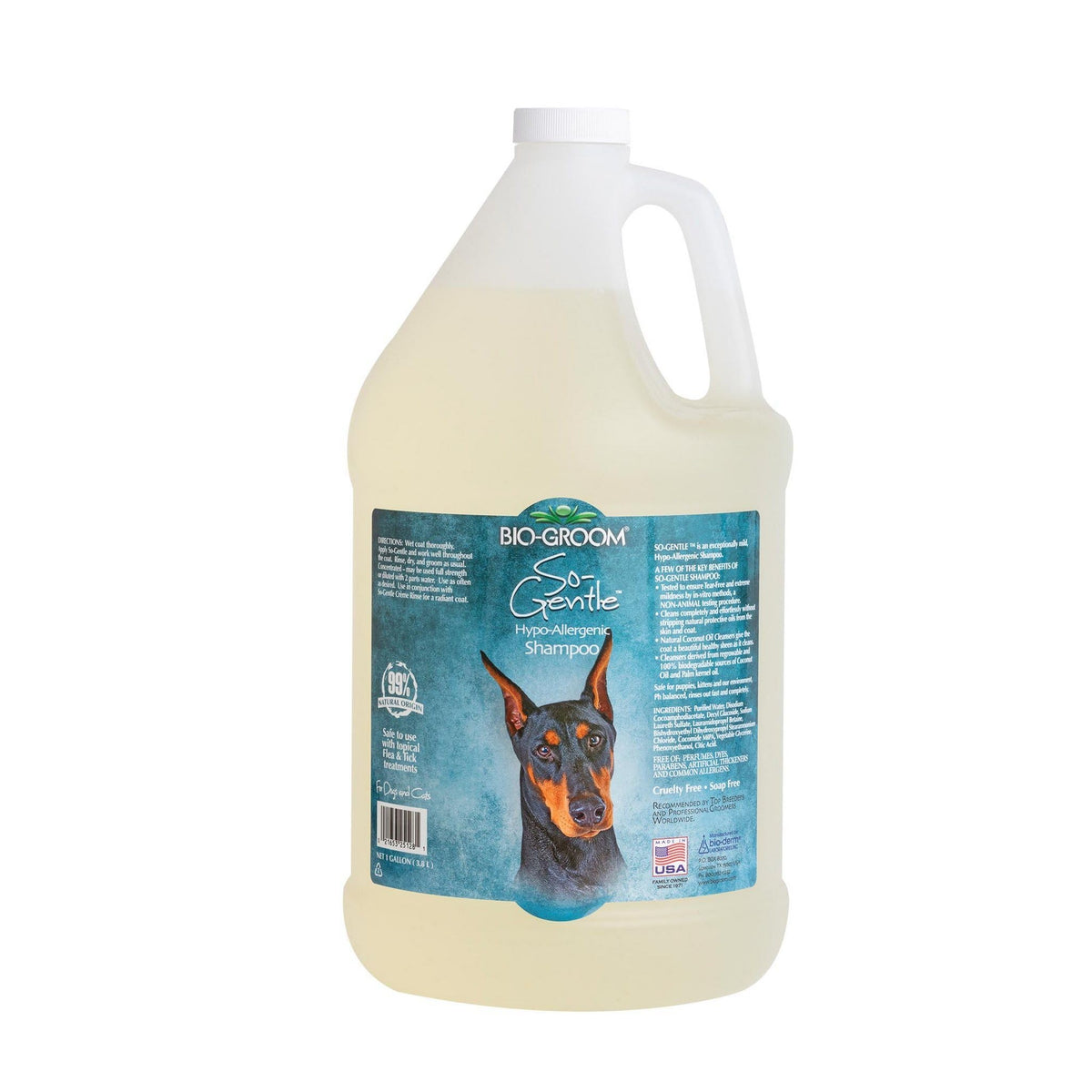 Bio-Groom So-Gentle Hypoallergenic Dog & Cat Shampoo, 1 Gal