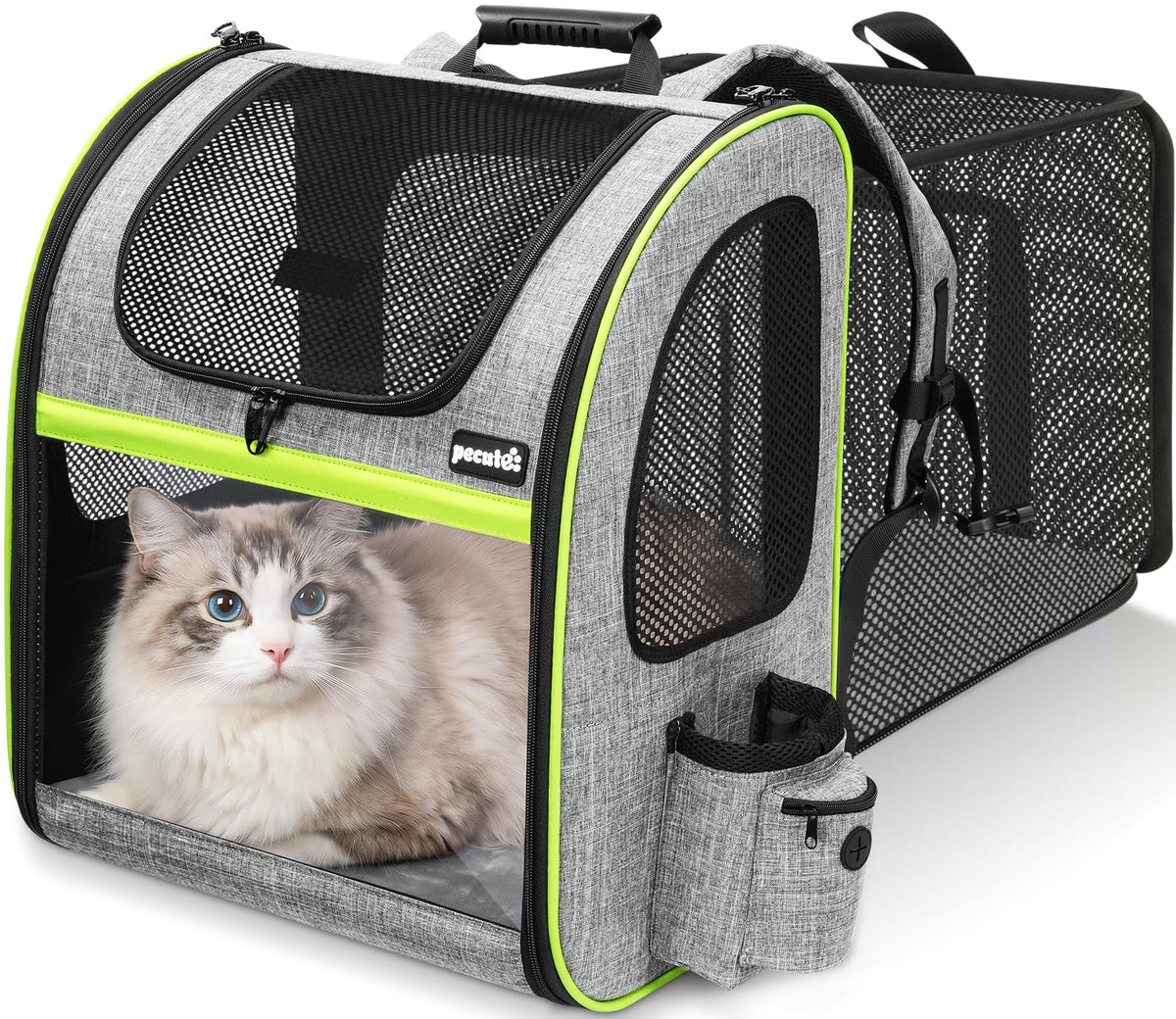 Pecute Expandable Cat Backpack Carrier for Travel