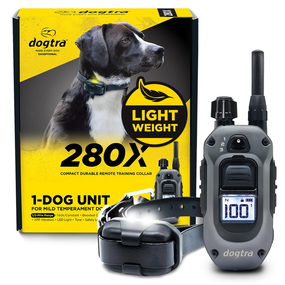 Dogtra 280X Series Waterproof Remote Dog Training Collar